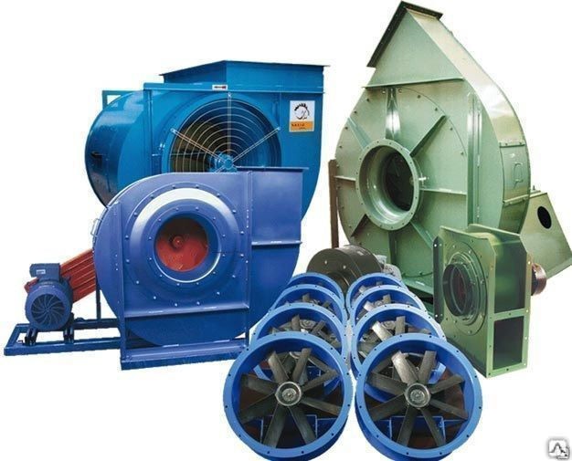 Вентиляторы ВЦ, ВО,ВР, дымососы промышленные 1